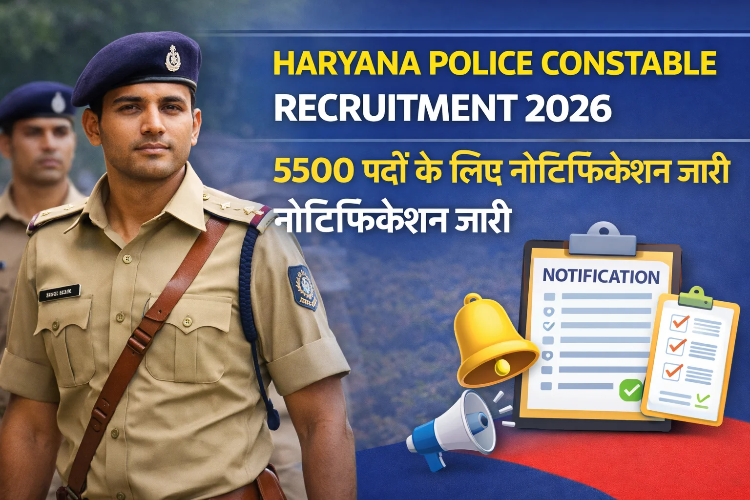 HARYANA POLICE CONSTABLE RECRUITMENT 2026