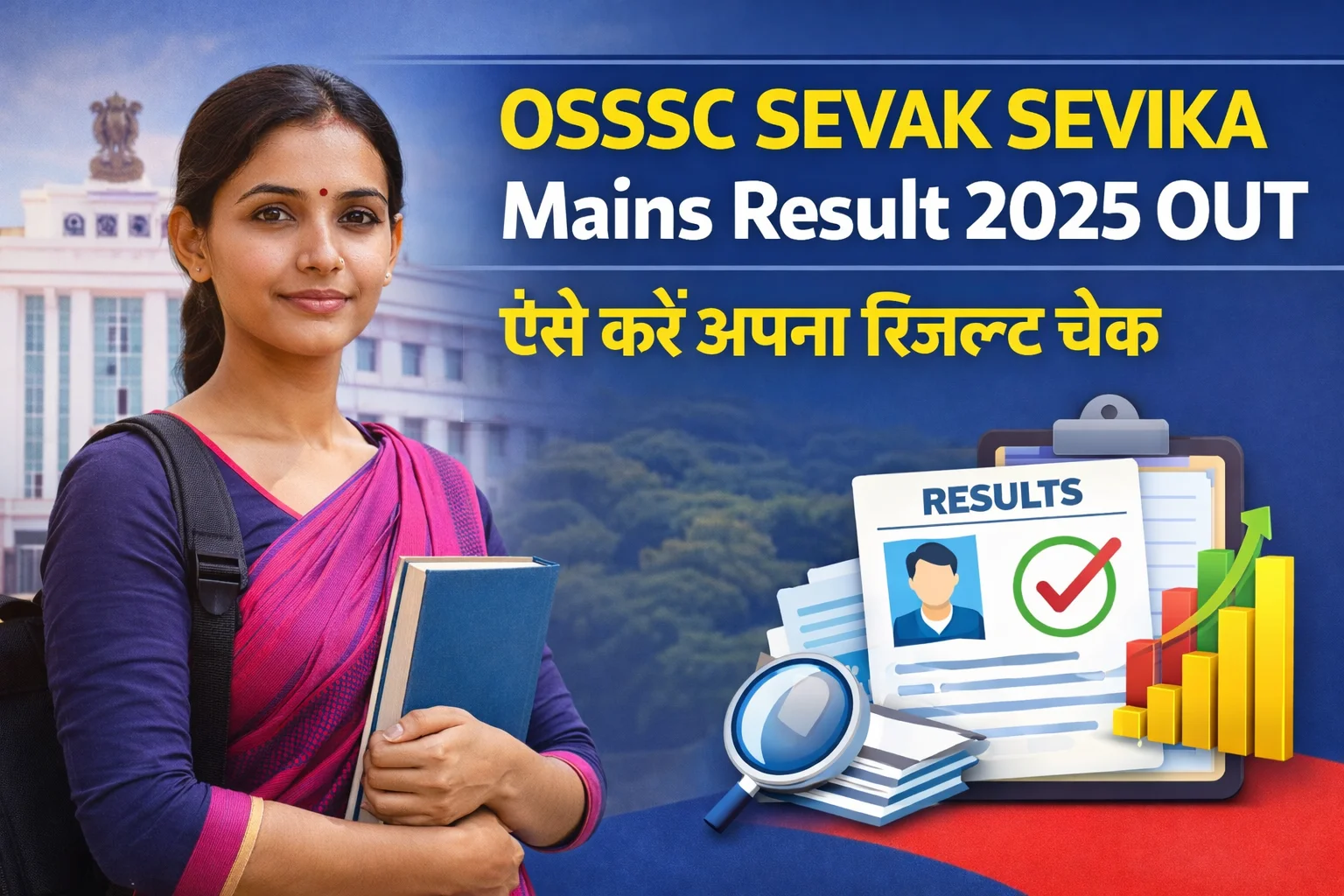 OSSSC SEVAK SEVIKA MAINS RESULT 2025