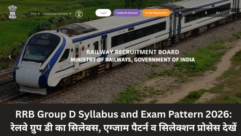 RRB Group D Syllabus and Exam Pattern 2026