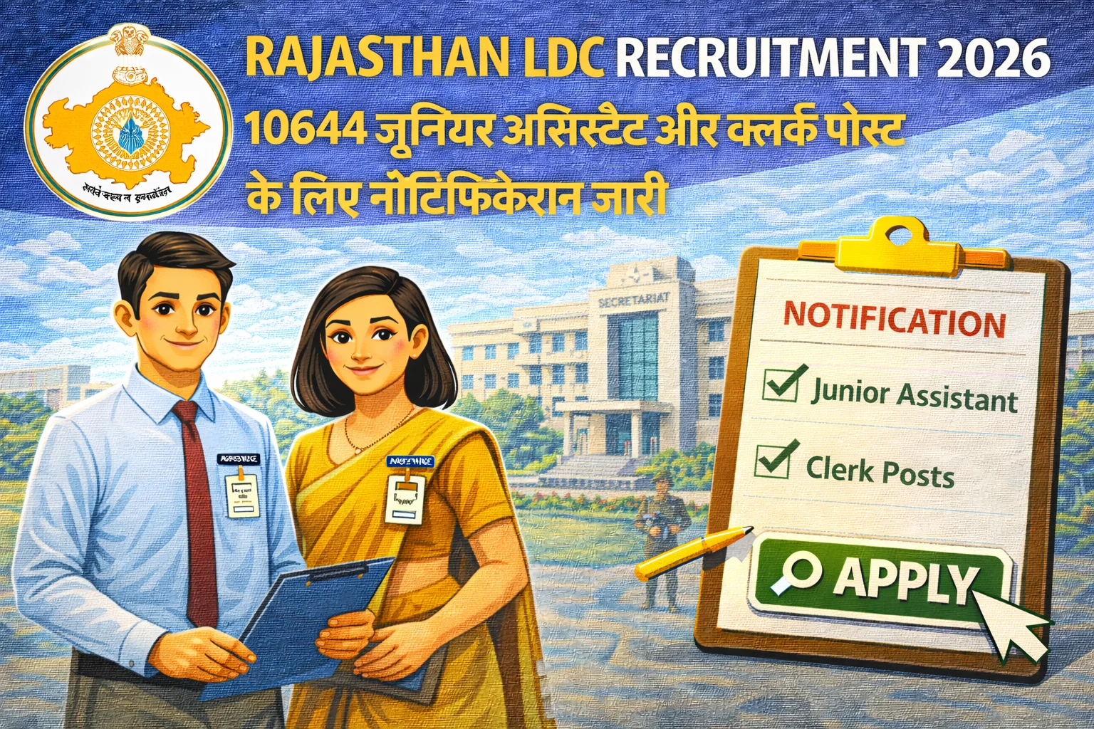 Rajasthan LDC Recruitment 2026
