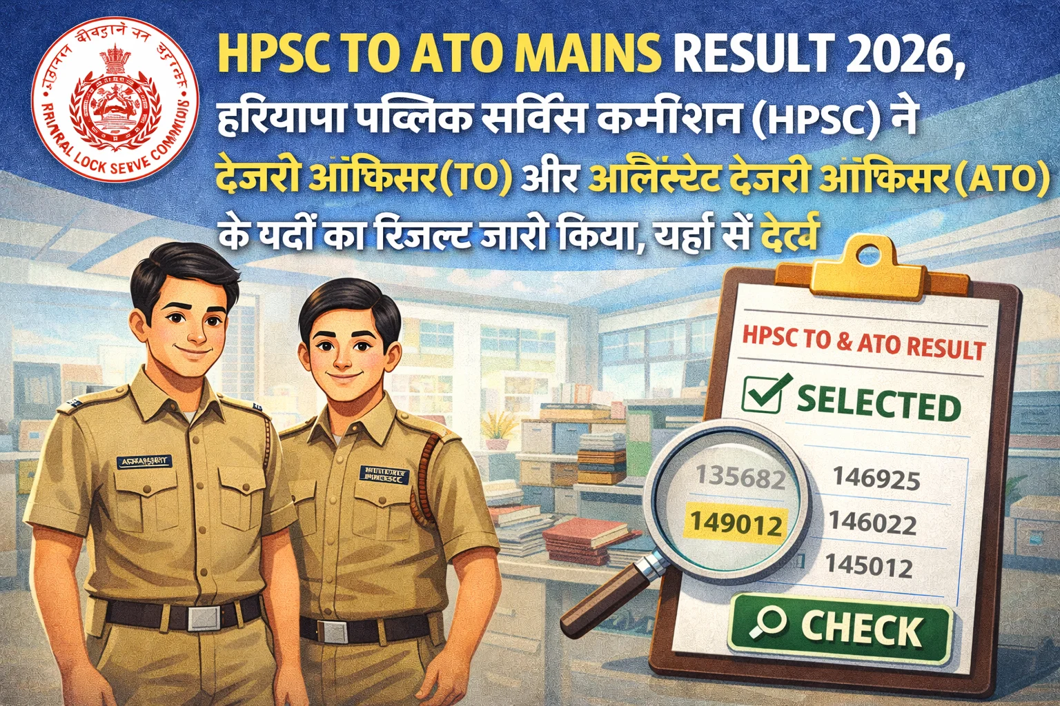 HPSC TO ATO Mains Result 2026