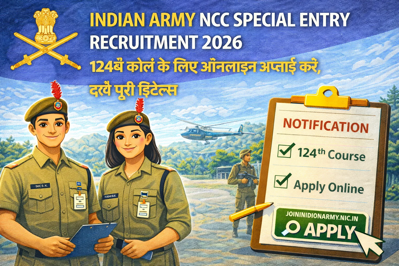 INDIAN ARMY NCC SPECIAL ENTRY RECRUITMENT 2026