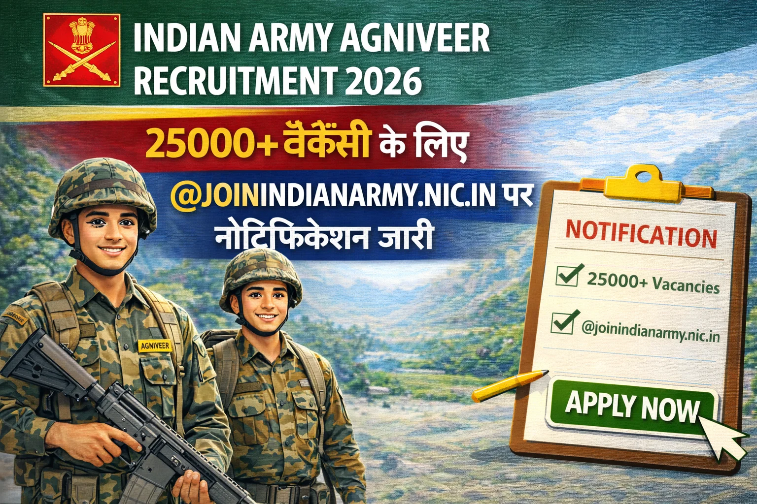 Indian Army Agniveer Recruitment 2026