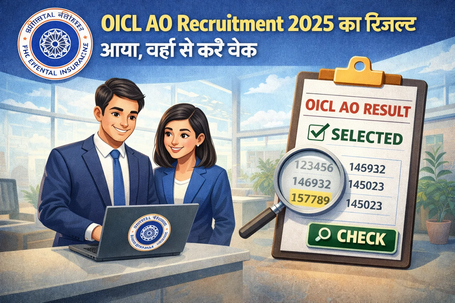 OICL AO Recruitment 2025 Result