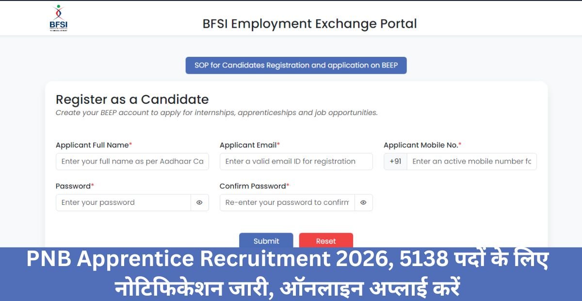 PNB Apprentice Recruitment 2026