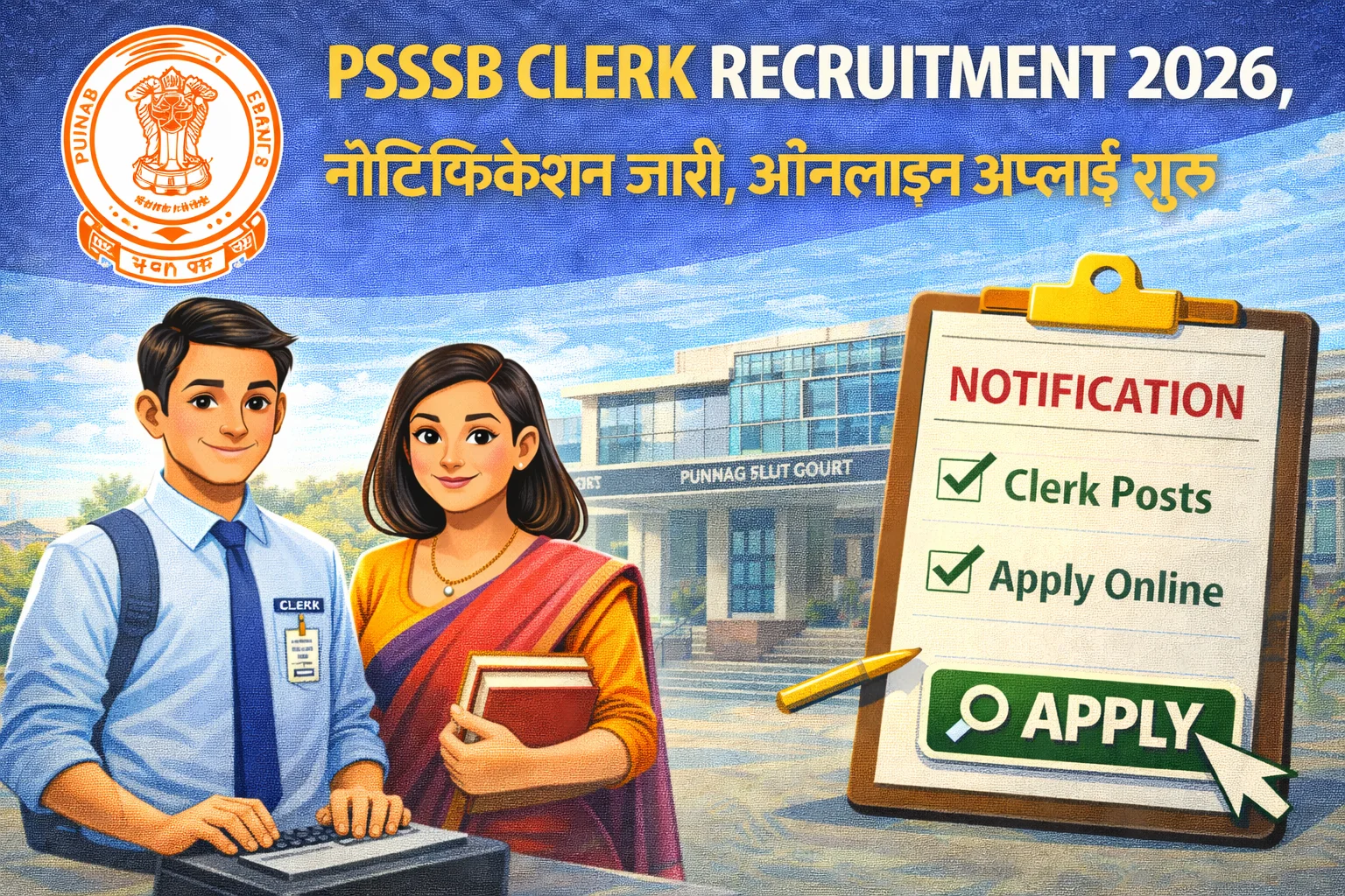 PSSSB Clerk Recruitment 2026