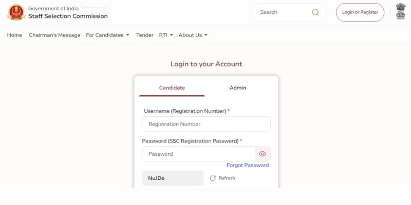 SSC MTS Admit Card 2026 Link