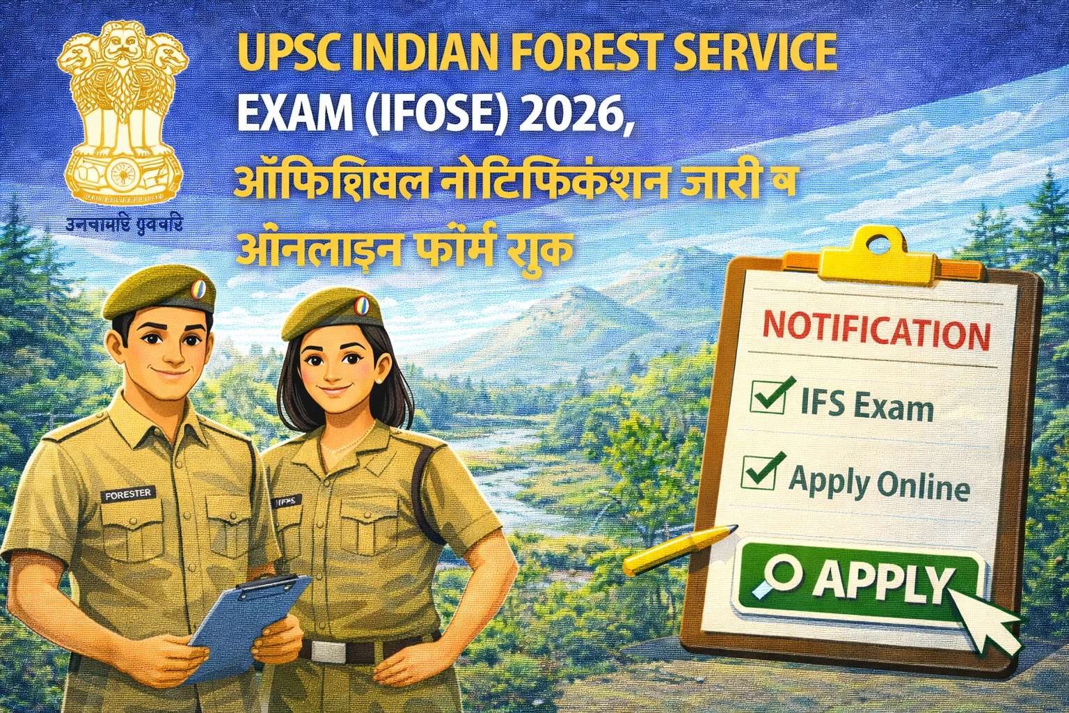 UPSC Indian Forest Service Exam (IFoSE) 2026
