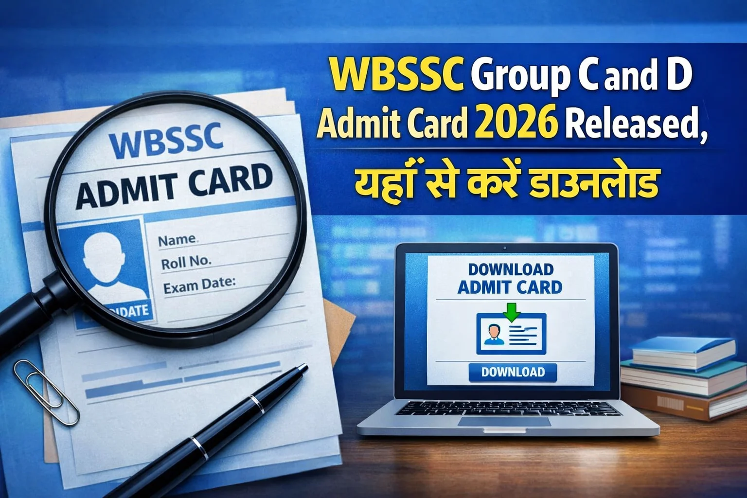 WBSSC Group C and D Admit Card 2026